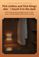 Luz Nocturna LED Sensor De Movimiento Recargable Luz De Pared Por Inducción Humana Para Dormitorio Pasillo Armario 2 Lados De Luz - details 7
