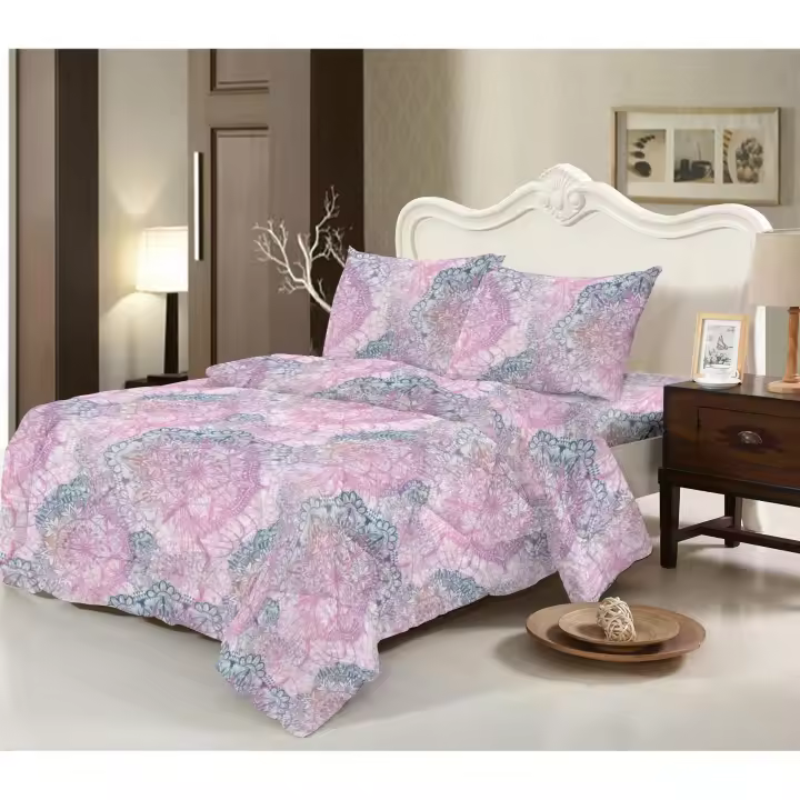 NOVOTEXTIL Colcha Edredón Estampado Reversible Cama de 90  a 150 cm Modelo Entretiempo Primavera/Otoño Relleno de 250gr/m² con Fibra Hueca Siliconada Tacto Pluma Suave Cálida Cubrecamas Ligero No Inclue Fundas de Cojín Ideal Dormitorio Fácil - 1