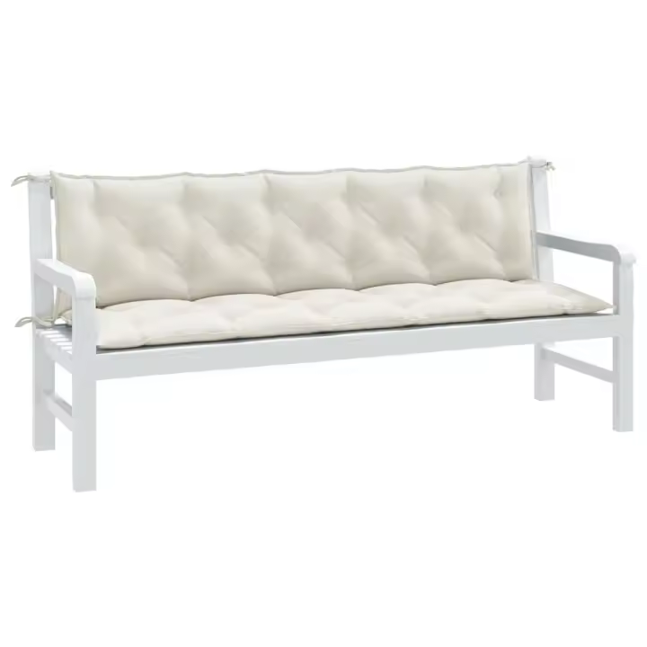 Funda par Banc Jardí UD Lienz Crem Melang 180x50 cm - 1