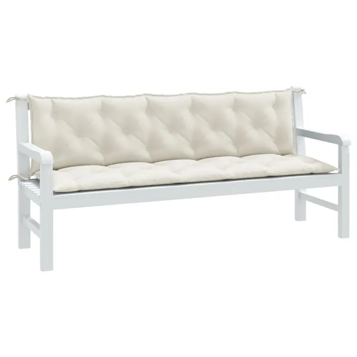 Funda par Banc Jardí UD Lienz Crem Melang 180x50 cm - 1