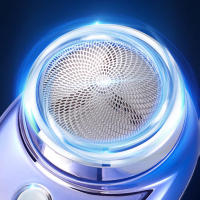 Afeitadora Eléctrica Portátil Para Viajes Mini Carga Inalámbrica Desmontable Afeitadora De Barba Y Cabello Para El Rostro Material De Hoja De Acero Inoxidable - details 1