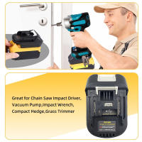 Adaptador De Batería DM18M Para Milwaukee Dewalt Makita Conversión De Batería 20V a 18V Accesorio De Batería Para Herramientas Eléctricas - details 8