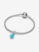 Pandora - Charm de Caracola de Cristal Azul-Turquesa - details 1