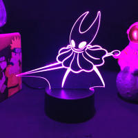 Lámpara Nocturna LED RGB Hollow Knight Juego 3D Luces Neón Para Decoración De Mesa De Habitación Juguete Regalo Para Amigos Y Niños - details 5