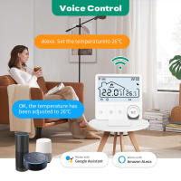 Termostato De Calentador De Agua Wifi Tuya Compatible Con Alexa Y Google Home Control Remoto Para Calefacción Eléctrica Y Gasolina Batería Incluida O Suministro USB - details 12