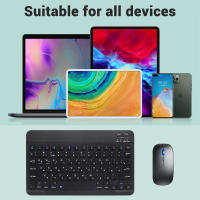 Teclado Bluetooth Inalámbrico EMTRA Con Ratón Para IOS Android Windows Compatible Con iPad Air Mini pro Tabla De Tablet Incluido - details 10