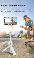 Stabilizador Gimbal A10 Con Tripé Y Luz De Rellenado Para Smartphone Vlog Video De iPhone Telescopio Roda Removible Para Grabación De Video - details 13