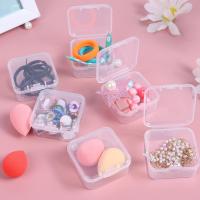 Caja De Plástico Transparente Para Empaque De Joyería De Mujer Caja De Almacenamiento Para Mesa Portátil DIY Hecho a Mano - details 4