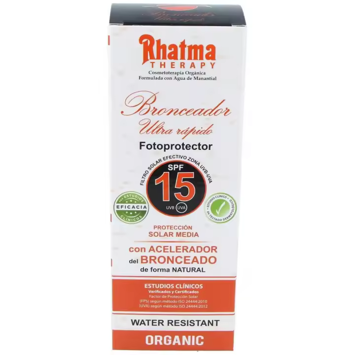Rhatma Bronceador Solar Ultra Rapido Spf15 200 Ml - 1