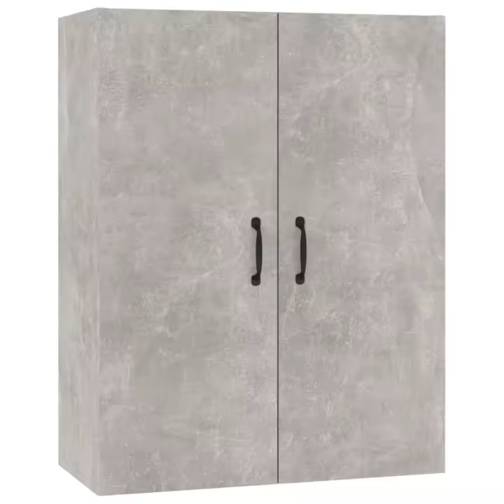 Armario colgante madera ingeniería gris hormigón 69,5x34x90 cm - 1