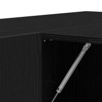 vidaXL Armario de Pasillo Roble Negro Madera Elaborada 97.5 x 37 x 99 cm - details 6