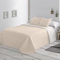 Mommata Colcha Lisa Reversible Termosellada Arena. - details 1