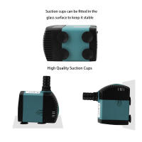 Bomba De Agua Sumergible Para Acuario Con Ventosas Y Enchufe EU/US Ultra-Silenciosa Con Filtro De 3/10/25W Para Piscina De Pez - details 9
