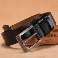 Cinturón de Piel Auténtica para hombre 2025 varios cm opcional; Gran Diseño de lujo de alta calidad, Piel De Vaca Partida, correa de pasaporte Vintage para hombre, Cuero genuine - details 1
