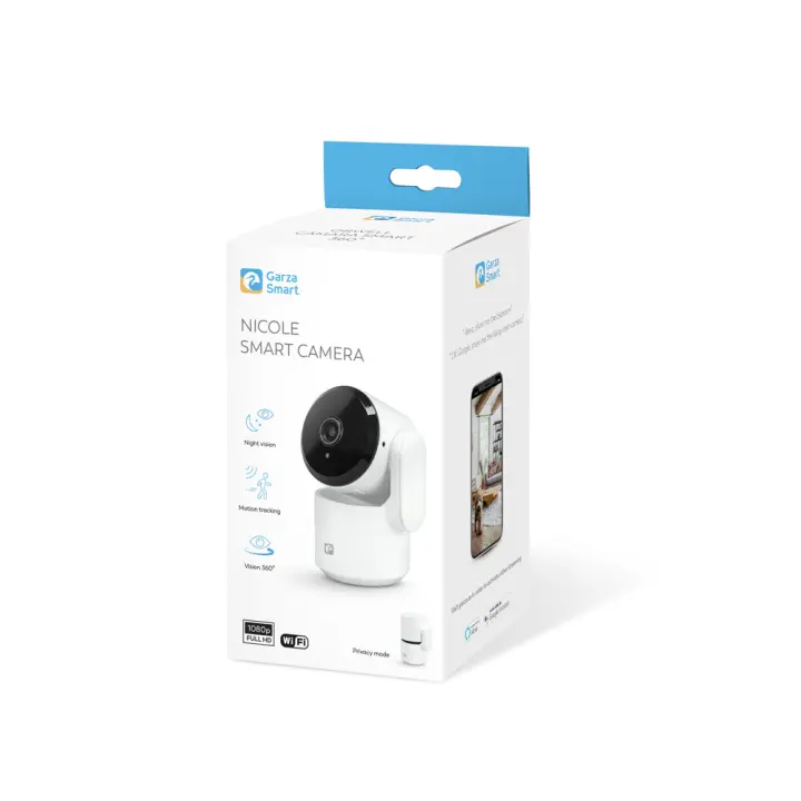 Garza Cámara Seguridad Inteligente Nicole 1080p - Control Total de Tu Hogar - 1