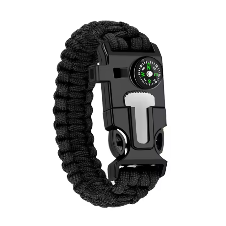 Pulsera de supervivencia multifuncional, ideal para Actividades al Aire Libre Como senderismo, acampada, montañismo y Viajes. - 1
