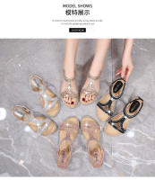 CA Sandalias de mujer 2025, dulces y cómodas, con punta redonda, zapatos de mujer de talla grande. - details 8