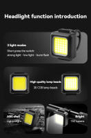 Luz De Bicicleta Frontal Y Trasera USB Recargable COB LED Impermeable IPX 5 Para MTB Con Luz De Cabeza Y Advertencia - details 1