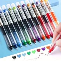 10PCS Bolígrafos De Gel De Alta Calidad Tipo Aguja En Tinta Negra Roja Y Azul Para Escuela Y Oficina Suministros Kawaii - details 7