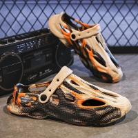 Zapatillas De Hombre Camuflaje Plataforma Exterior Verano Clogs Zapatos Mujer Playa Sandalias Hombre Suaves EVA Interior Casa Slides Amor Flip Flops - details 12
