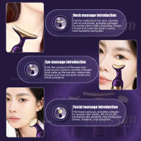 Dispositivo De Belleza Con Microcorriente Multifuncional Para Levantamiento Y Firmeza Facial Massajeador De Cuello Y Ojos Anti-Edad Para Rejuvenecimiento De La Piel - details 4