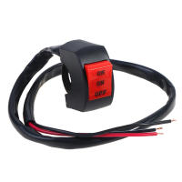 Botón deInterruptor De Manillar Para Motocicleta 22mm LED Farol Lejano Cerca Tres Líneas Usado Como ON/ON/OFF Para Luces Generales - details 0