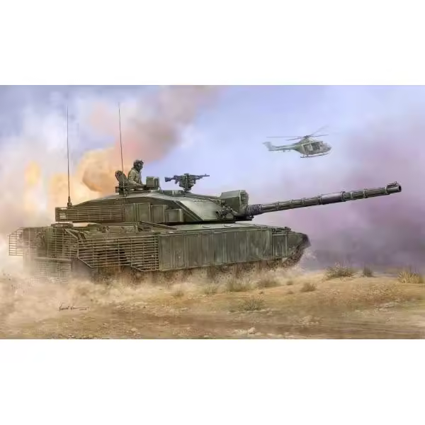 TROMPETADOR 01522 BRITISH CHALLENGER 2 CON ANTICALOR VALLA 1/35 - 1