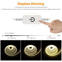 Tira De Lámpara Neón LED Impermeable Dimmable DC12V/24V Con Enchufe EU Para Iluminación Interior Y Exterior 1M 2M 3M 5M 10M - details 1