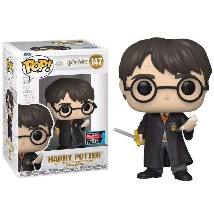 Funko  HArry Potter 147 exclusivo con espada y colmillo basilisco sword Basilisk Fall Convention  Figura Funko Pop Vinyl - 1