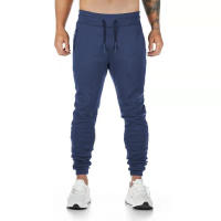 Pantalones Deportivos Casuales Para Hombres Algodón Fitness Entrenamiento Correr Pantalones Largos De Cintura Media Talla S a XXXL - details 4