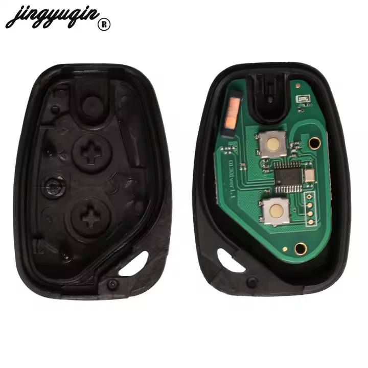 Chip ID46 PCF7946 Para Llave De Coche Remota 433Mhz ASK Jingyuqin Compatible Con Renault Traffic Master Vivaro Movano Kangoo Ne72 VAC102 Doble Botón - 1