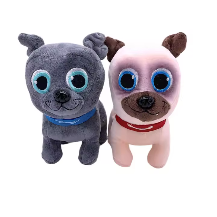 Muñeco De Peluche De Perro De 20cm De Puppy Dog Pals Juguete De Peluche Suave Para Niños Regalo De Cumpleaños Material COTON Relleno De Algodón PP Color Blanco Y Negro - 1