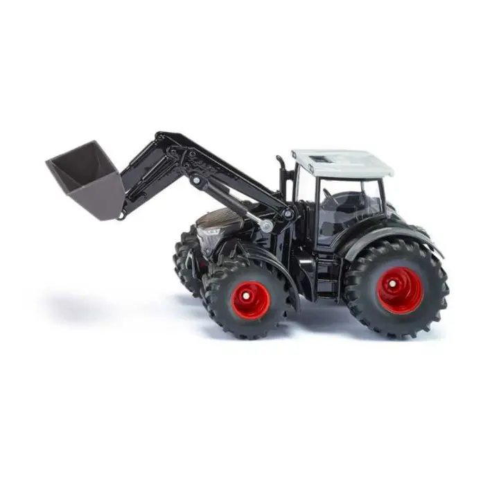 Siku - Tractor Fendt 942 Vario con Pala - Potente Motor MAN - Transmisión Vario Continua - Negro - 1