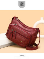 Bolso de hombre para Mujer, de Piel sintética, con textura de gran capacidad, moda, sencillo, para Madres de Mediana Edad. - details 11