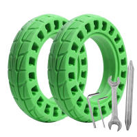 Pneumático Sólido De 10 Pulgadas Para Xiaomi Mijia M365 Scooter Eléctrico Neumático De Goma Honeycomb 10x2.125 Absorbedor De Choques Y Amortiguador - details 24