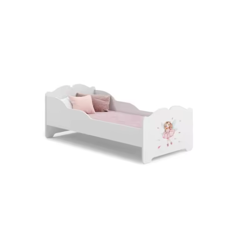 Cama de criança 140 x 70 com colchão e estrado incluídos Kobi Anna Girl with Wings - 1