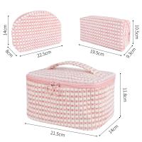 Bolsa de maquillaje de viaje Grande, Bolsa de cosméticos estética, Bolsa de viaje portátil de lavado, organizador de maquillaje, Bolsa de almacenamiento para mujeres, niños y niños - details 0