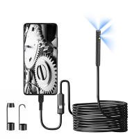 Cámara De Endoscopia Con Luz 1920P HD Borescope 8 Luces LED Ajustables Dual Lente IP67 Impermeable Cámara De Inspección - details 0