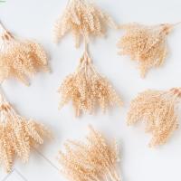 6Pcs Falsas Trigo Dorado Para Decoración De Árbol De Navidad Casa Boda Arco Accesorios Plantas Artificiales Otoño Rama De Plástico Para Fotografía - details 13