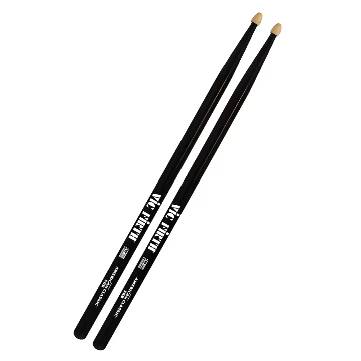 BAQUETA BATERIA-Vic Firth (VF/5BB) American Classic (406x15 mm.) (Color Negro) - 1