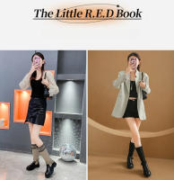 Botas Largas Para Mujer Nuevas De Lana Elásticas Botas Retro Con Suela Gruesa Botas De Rodilla Elegantes Zapatos Para Mujer - details 1