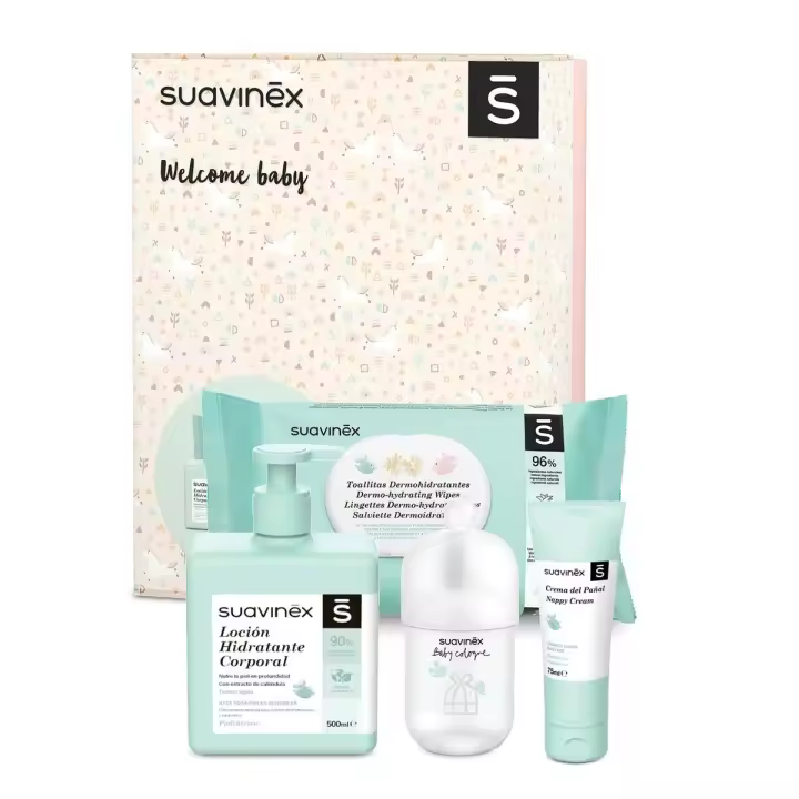 Set de Regalo para Bebé Suavinex Rosa (4 Piezas) - 1
