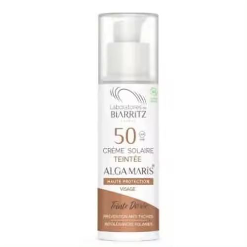 Alga Maris - Lab. Biarritz Crema Facial Color Dorado Spf50 50Ml. - 1