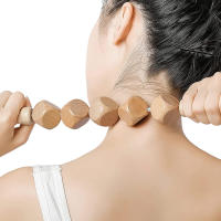 Herramienta De Masaje De Madera 6 En 1 Para Terapia Lymphática Desplazamiento Masajeador Anticelulitis Fascia Rodillo Masajeador Para Relajación Muscular Corporal - details 11