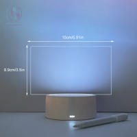 Lámpara Nocturna Creativa Con Tablero De Notas LED De 7 Colores Luz Suave Cálida USB Regalo Para Fiestas Y Vacaciones - details 3