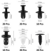 100pcs Clips De Plástico Para Automóviles 6 Tamaños Auto Fastener Clip Para Puertas Y Parachoques Herramienta De Desmontaje Y Retención De Rivetes - details 4