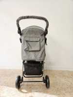 Silla de paseo París Gris Asalvo - Cómoda silla de paseo con respaldo regulable y ruedas extraíbles - details 2