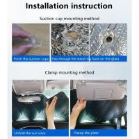 Visera De Sol Plegable Para Parabrisas De Coche 140cm Protector Anti UV Transpirable Portátil Bloqueador Reflector - details 7