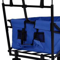 AREBOS Carro de Mano Plegable 70 Kg - Carrito Playa Techo - Barra Telescópica - Ruedas Giratorias 360° - details 25