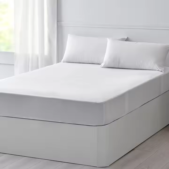 PIKOLIN HOME - Protector de colchón Lyocell impermeable, hipertranspirable y antibacteriano, ajuste perfecto para colchones hasta 38 cm, ideal para descanso saludable - 1